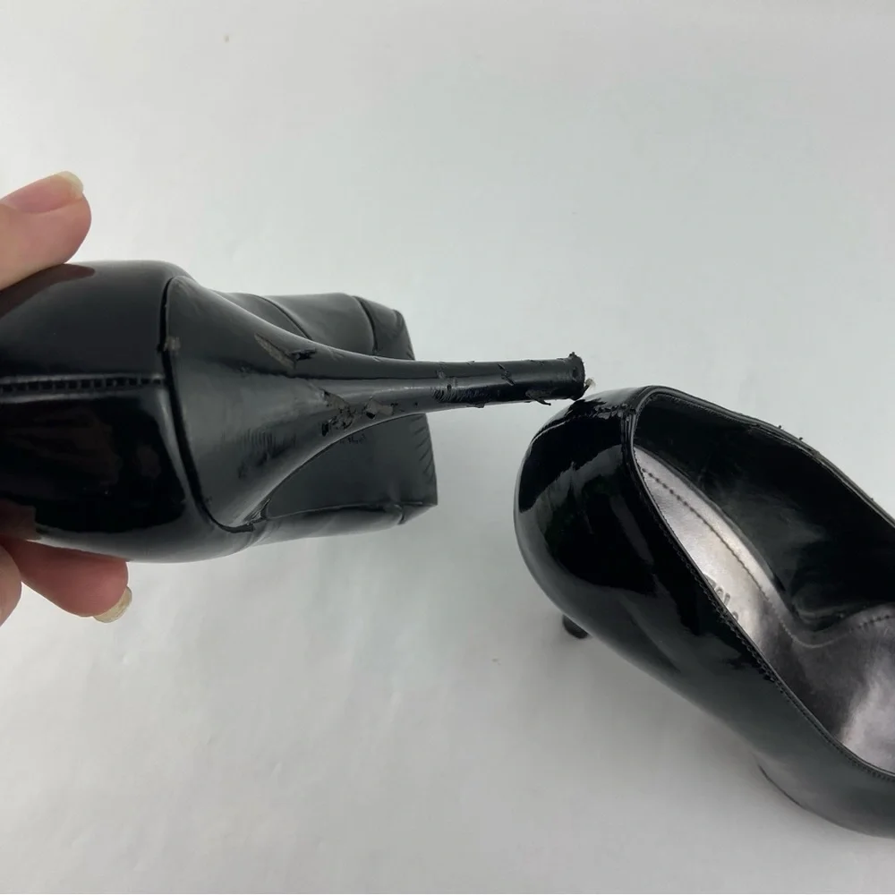 Xappeal Black Patent Leather Heels - Picture 9 of 11